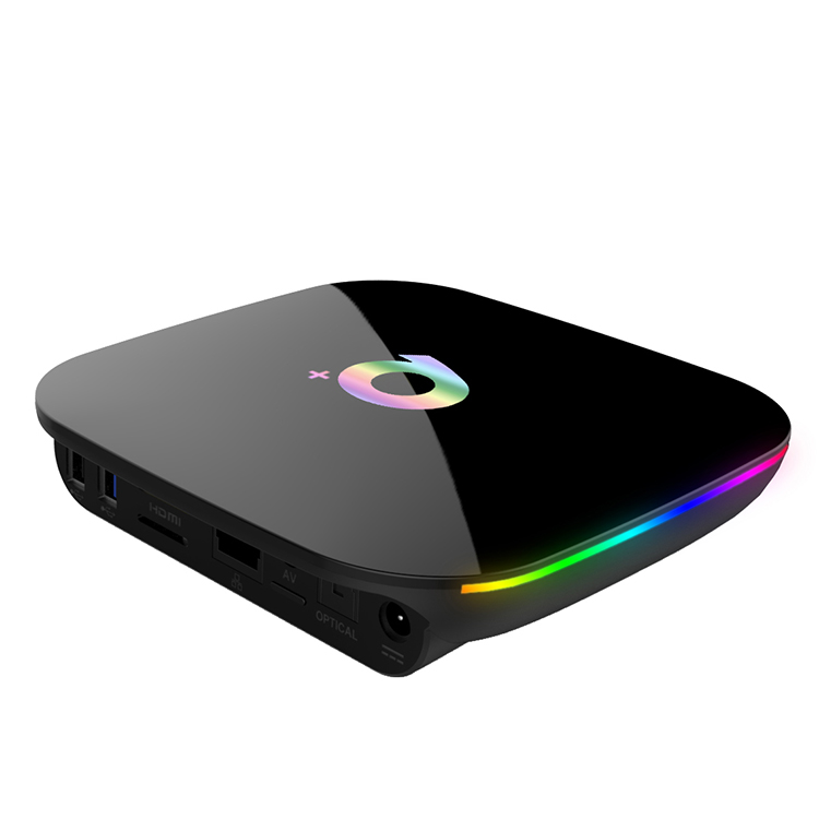 Q Plus Android 81 TV Box H6 Quad Core 4GB 32GB Smart Boxes Support 24G Wifi Better Than TX3 X96