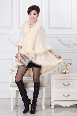 Bridal Cape Satin Medium-length-cape with Fur Trim Wedding Cloak Handmade Cape Dress Fur Shawl Wedding Jackets Wrap