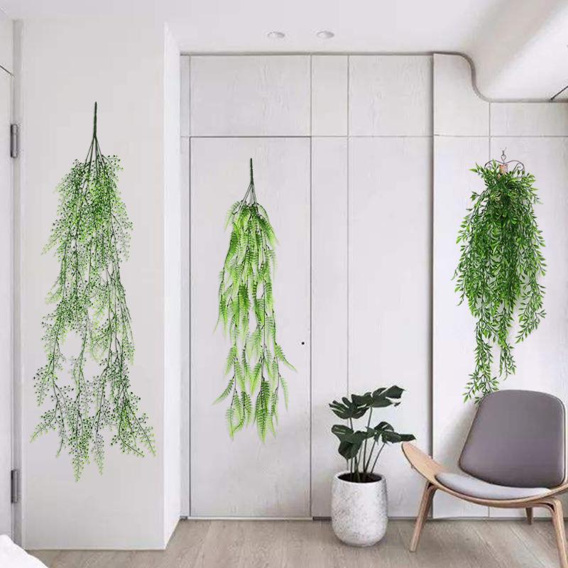 1Pcs Artificial Leaves Plastic Plant Vine Wall Hanging Garden Home Living Room Club Bar Decoration Fake Leaves Green Plant Ivy, As pic
1Pcs Artificial Leaves Plastic Plant Vine Wall Hanging Garden Home Living Room Club Bar Decoration Fake Leaves Green Plant Ivy, As pic
