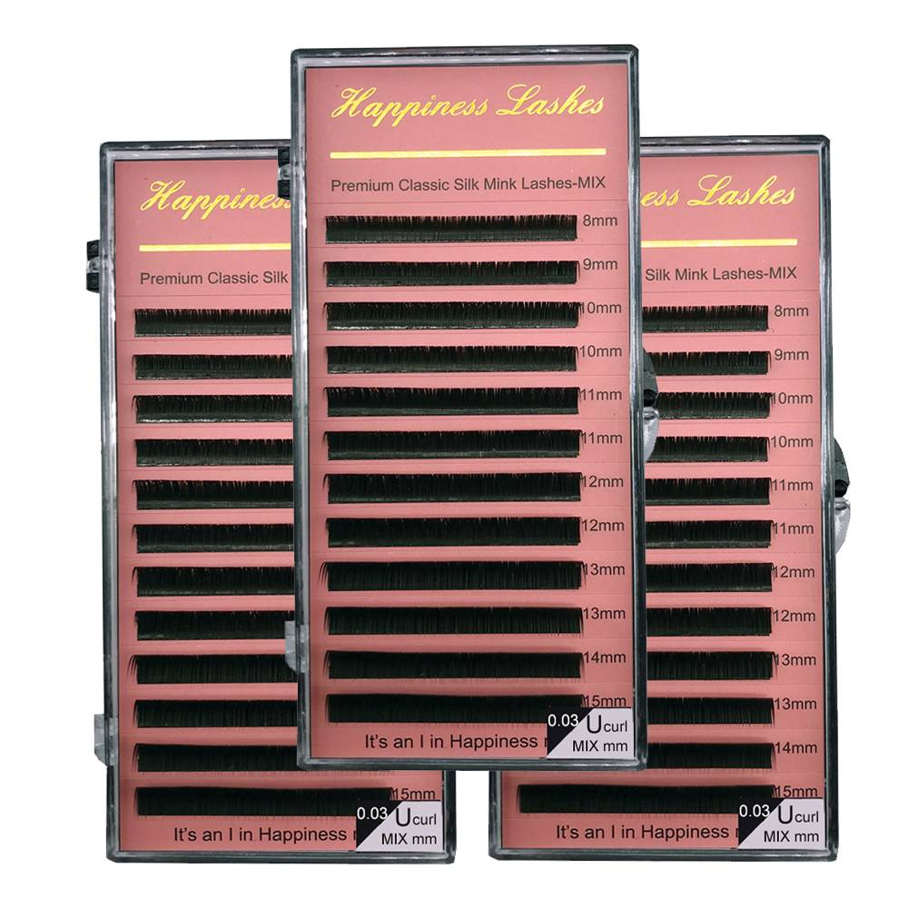 3 Pieces/Lot Super Soft Eyelash Extension Eye Lashes Silk Mink Lashes Individual Lashes Deep Matte Natural Look Easy to Use HPNESS
3 Pieces/Lot Super Soft Eyelash Extension Eye Lashes Silk Mink Lashes Individual Lashes Deep Matte Natural Look Easy to Use HPNESS