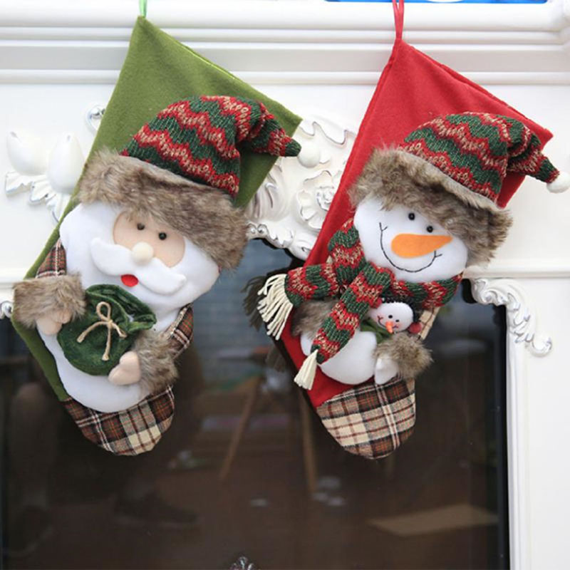Santa Sacks Christmas Stocking Christmas Decorations For Home Xmas Tree Ornaments Navidad Gift Bags
Santa Sacks Christmas Stocking Christmas Decorations For Home Xmas Tree Ornaments Navidad Gift Bags