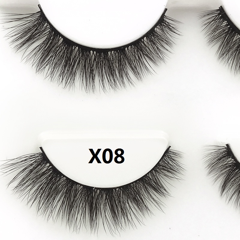 3D Mink Eyelashes Natural High Quality Mink Lashes Makeup False Eyelashes Handmade Reusable Mink Lashes Volume Eyelash Extension Fake Lashes