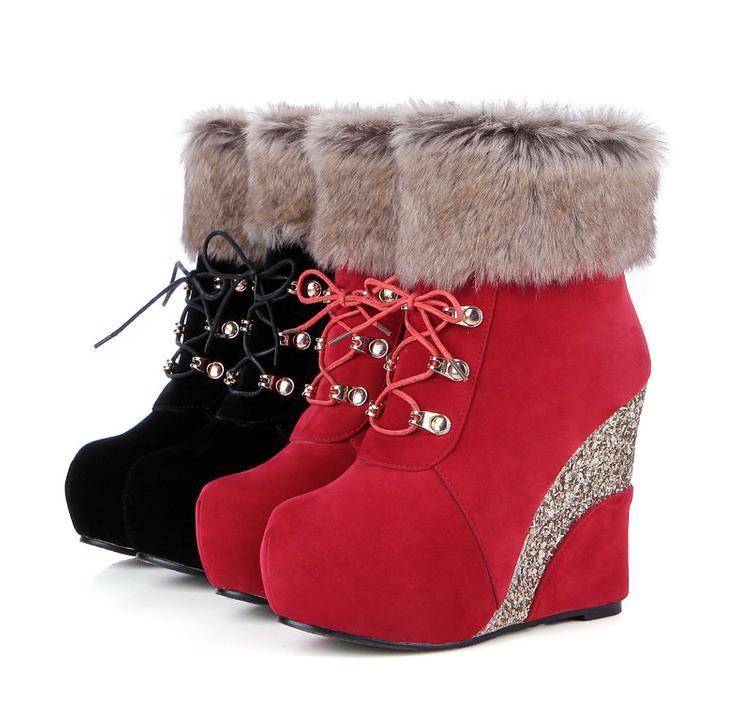 fashion luxury designer women shoes woman ankle booties sequined platform wedge high heel fur boots size 33 to 42 43 A322, Red come with box
fashion luxury designer women shoes woman ankle booties sequined platform wedge high heel fur boots size 33 to 42 43 A322, Red come with box
