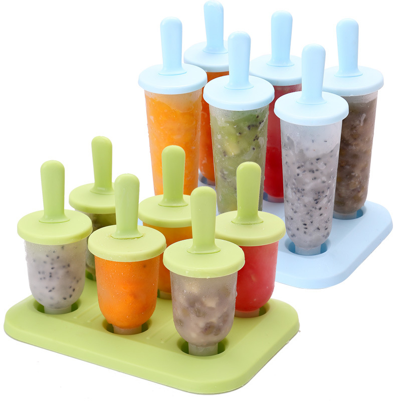 6 Cells Round Shape Summer Accessories Kitchen Tools Food Grade DIY Ice Cream Maker Popsicle Molds Dessert Molds
6 Cells Round Shape Summer Accessories Kitchen Tools Food Grade DIY Ice Cream Maker Popsicle Molds Dessert Molds