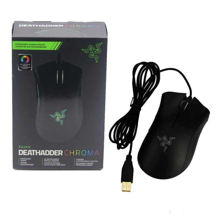 Razer Deathadder Chroma USB Wired Optical Computer Gaming Mouse 10000dpi Optical Sensor Mouse Razer Mouse Deathadder Gaming Mice, Black
Razer Deathadder Chroma USB Wired Optical Computer Gaming Mouse 10000dpi Optical Sensor Mouse Razer Mouse Deathadder Gaming Mice, Black