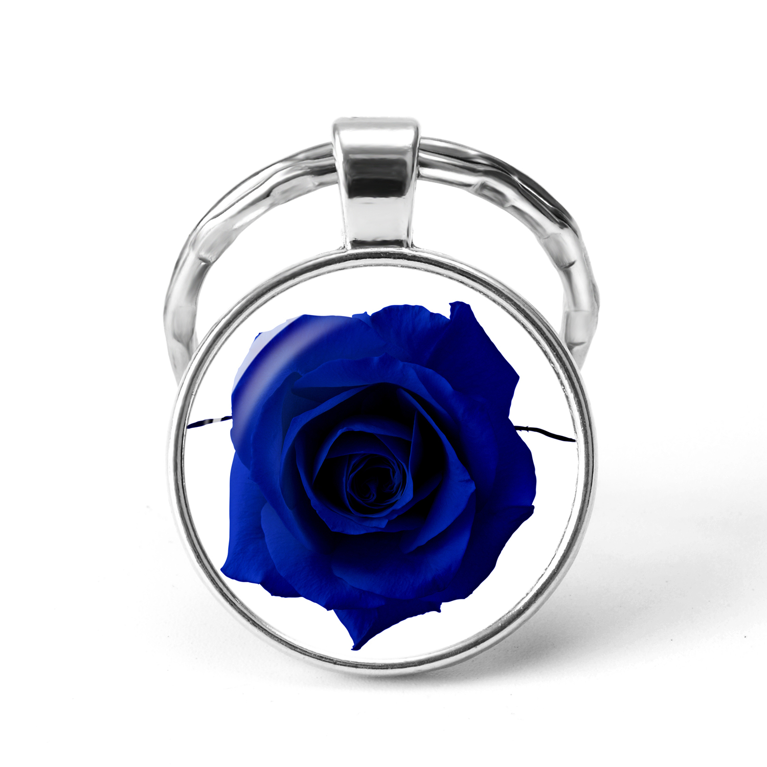 Fashion Key Ring Jewelry Blue Enchantress Keychain Flowers Picture Glass Cabochon Metal Key Chains Valentine's Day Gift
Fashion Key Ring Jewelry Blue Enchantress Keychain Flowers Picture Glass Cabochon Metal Key Chains Valentine's Day Gift