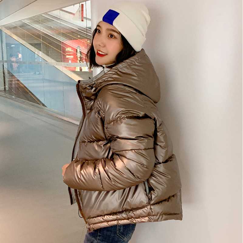 2019 New Arrival Women Winter Jacket Shining Fabric Cotton Padded Warm Thicken Short Coat Hooded Fashion Parka, Black
2019 New Arrival Women Winter Jacket Shining Fabric Cotton Padded Warm Thicken Short Coat Hooded Fashion Parka, Black