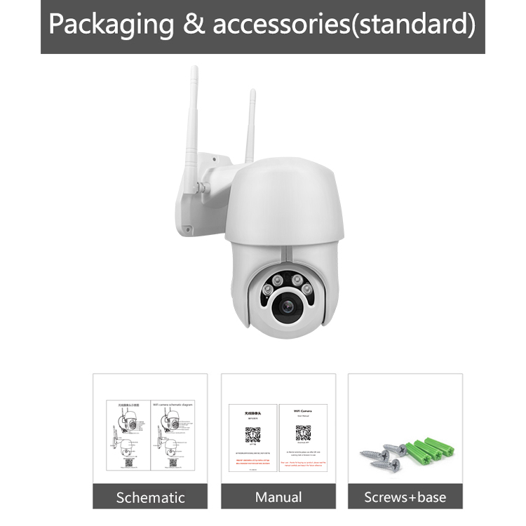 HD 1080P Cloud Storage Wireless Wifi PTZ IP Camera waterproof Outdoor Speed Dome Camera IR Night vision video Surveillance CCTV camcorder
