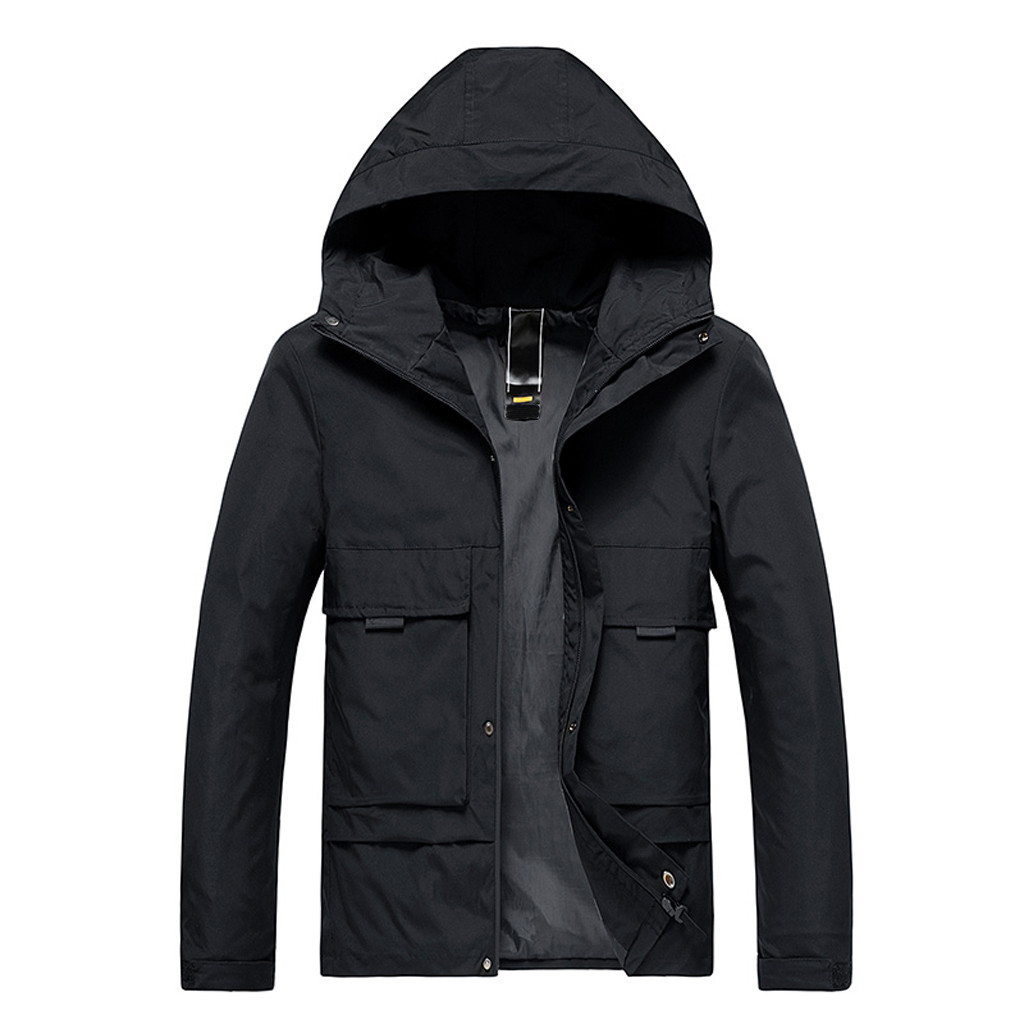 Jacket Men Autumn Winter Casual Autumn Solid Color Men's Sweatshirt Hoodie Zipper Outdoor Sport Coat Bomber Jacket Windbreaker, Black
Jacket Men Autumn Winter Casual Autumn Solid Color Men's Sweatshirt Hoodie Zipper Outdoor Sport Coat Bomber Jacket Windbreaker, Black