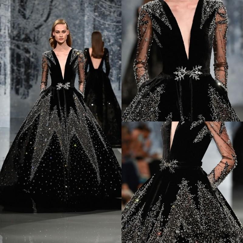Luxury Ziad Nakad Velvet Evening Dresses Beaded Sequins Crystal Prom Dress Sexy Deep V Neck Long Sleeve Special Occasion Dress, Light sky blue
Luxury Ziad Nakad Velvet Evening Dresses Beaded Sequins Crystal Prom Dress Sexy Deep V Neck Long Sleeve Special Occasion Dress, Light sky blue
