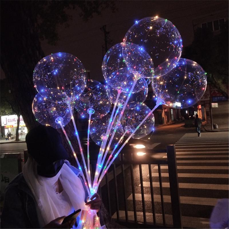 2020 New LED Lights Balloons Night Lighting Bobo Ball Multicolor Decoration Balloon Wedding Decorative Bright Lighter Balloons With Stick
2020 New LED Lights Balloons Night Lighting Bobo Ball Multicolor Decoration Balloon Wedding Decorative Bright Lighter Balloons With Stick
