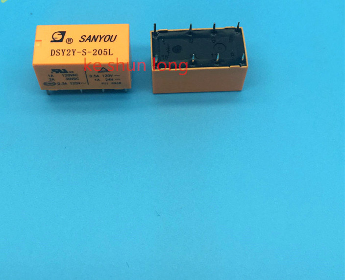 Free shipping lot(5pieces/lot) Original New SANYOU DSY2Y-S-205L DSY2Y-S-206L DSY2Y-S-209L DSY2Y-S-212L DSY2Y-S-224L 8PINS 2A Signal Relay
Free shipping lot(5pieces/lot) Original New SANYOU DSY2Y-S-205L DSY2Y-S-206L DSY2Y-S-209L DSY2Y-S-212L DSY2Y-S-224L 8PINS 2A Signal Relay