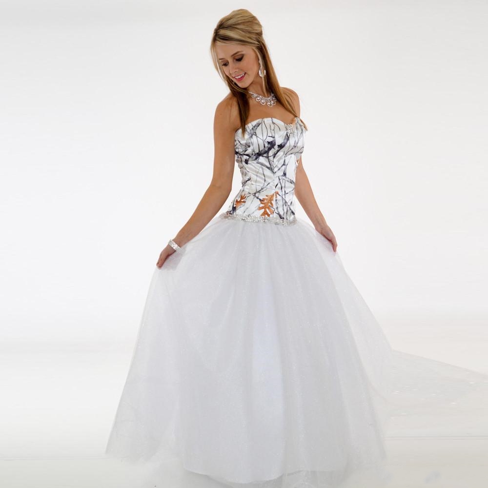 Simple Camo Wedding Dresses Cheap Sweetheart A Line Tulle Wedding Guest Dress Bridal Gowns Floor Length Zipper Bridesmaid Dress Long