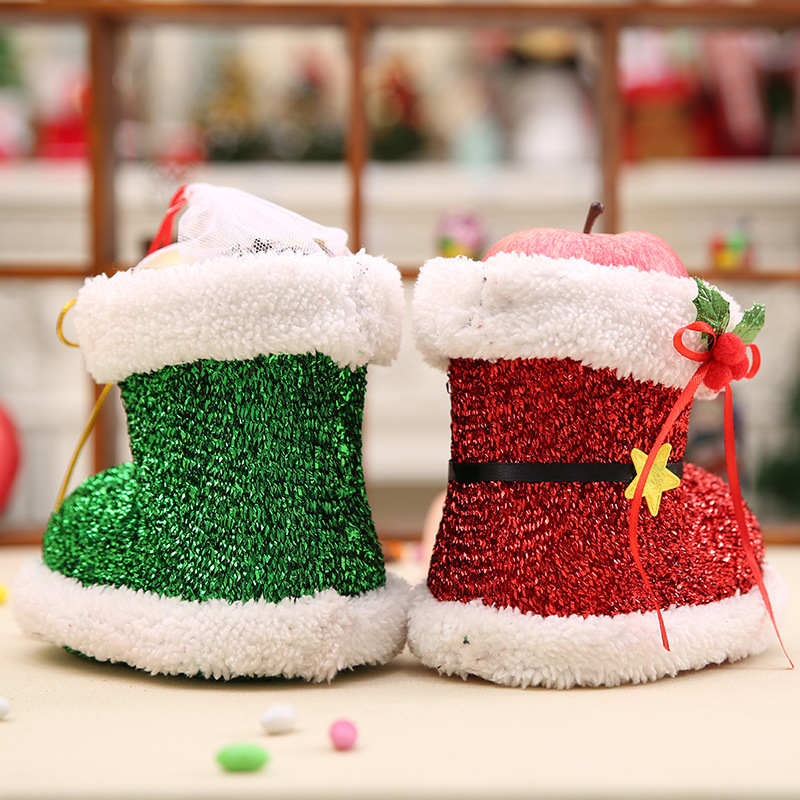 Hot Sales Christmas Gift Bag Christmas Plush Stockings Exquisite Santa Sacks Red Green Boots Tree Hanging Decoration
Hot Sales Christmas Gift Bag Christmas Plush Stockings Exquisite Santa Sacks Red Green Boots Tree Hanging Decoration