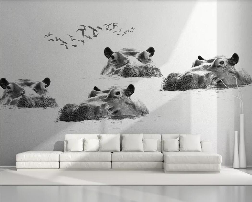 3d room wallpaper custom photo mural Nordic minimalist hippo flying bird black and white background wall paper mural wallpaper for walls 3 d, Non-woven fabric
3d room wallpaper custom photo mural Nordic minimalist hippo flying bird black and white background wall paper mural wallpaper for walls 3 d, Non-woven fabric