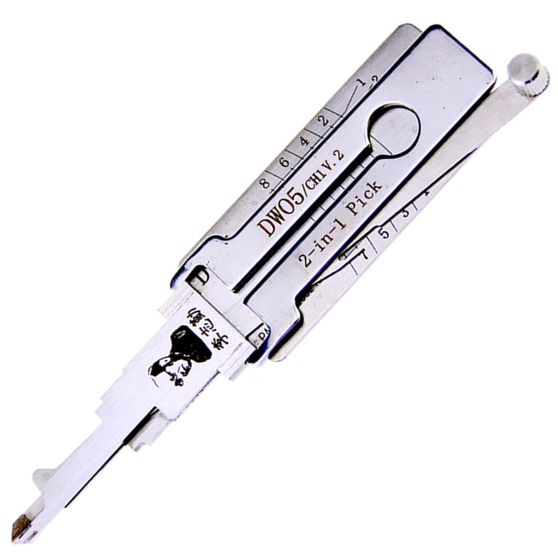 Locksmith Supplies Genuine LISHI DW05 CH1 2 in 1 Auto Lock Pick and Decoder Locksmith Tool
Locksmith Supplies Genuine LISHI DW05 CH1 2 in 1 Auto Lock Pick and Decoder Locksmith Tool