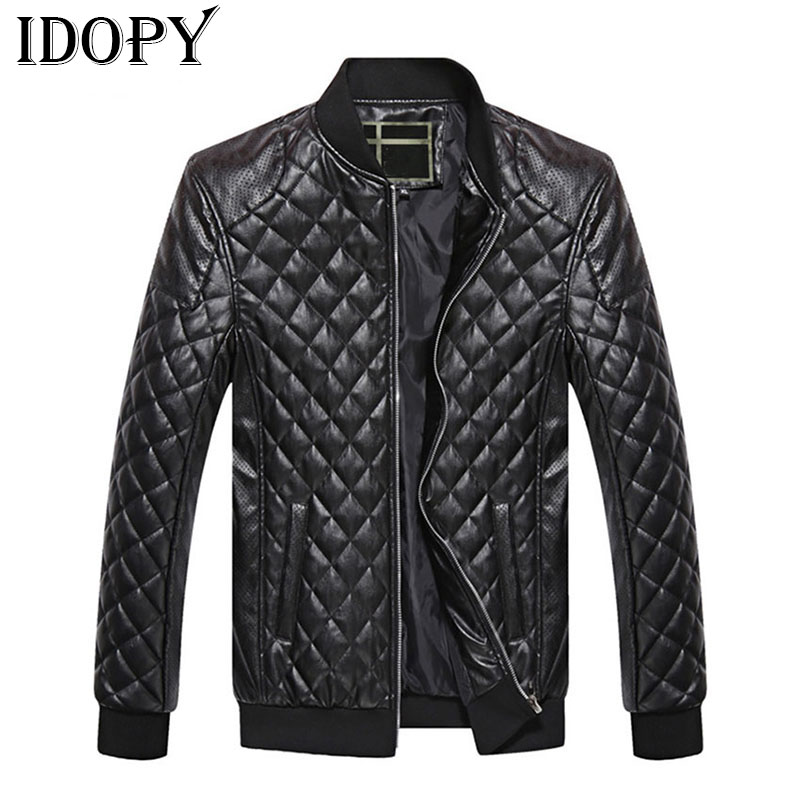 Idopy Jackets Men Slim Fit Casual Outerwear Bomber Jacket Windbreaker PU Motorcycle Leather Jackets, Black
Idopy Jackets Men Slim Fit Casual Outerwear Bomber Jacket Windbreaker PU Motorcycle Leather Jackets, Black