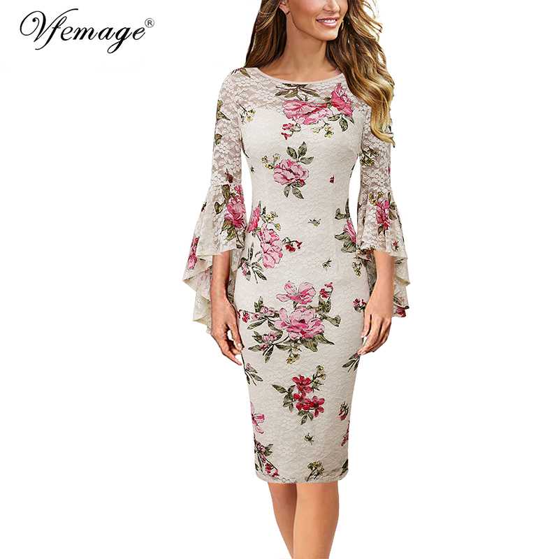 Vfemage Womens Elegant Lace Long Flare Bell Sleeve Fashion Vintage Pinup Formal Party Cocktail Bodycon Pencil Sheath Dress 3370, Red
Vfemage Womens Elegant Lace Long Flare Bell Sleeve Fashion Vintage Pinup Formal Party Cocktail Bodycon Pencil Sheath Dress 3370, Red