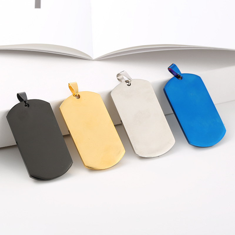 Metal Blank Customized Cat Dog Tag Stainless Steel Dog Pet Tag Men Pendant Military Necklace Pendant Dog Puppy Collar Pendant BH2549 TQQ
Metal Blank Customized Cat Dog Tag Stainless Steel Dog Pet Tag Men Pendant Military Necklace Pendant Dog Puppy Collar Pendant BH2549 TQQ