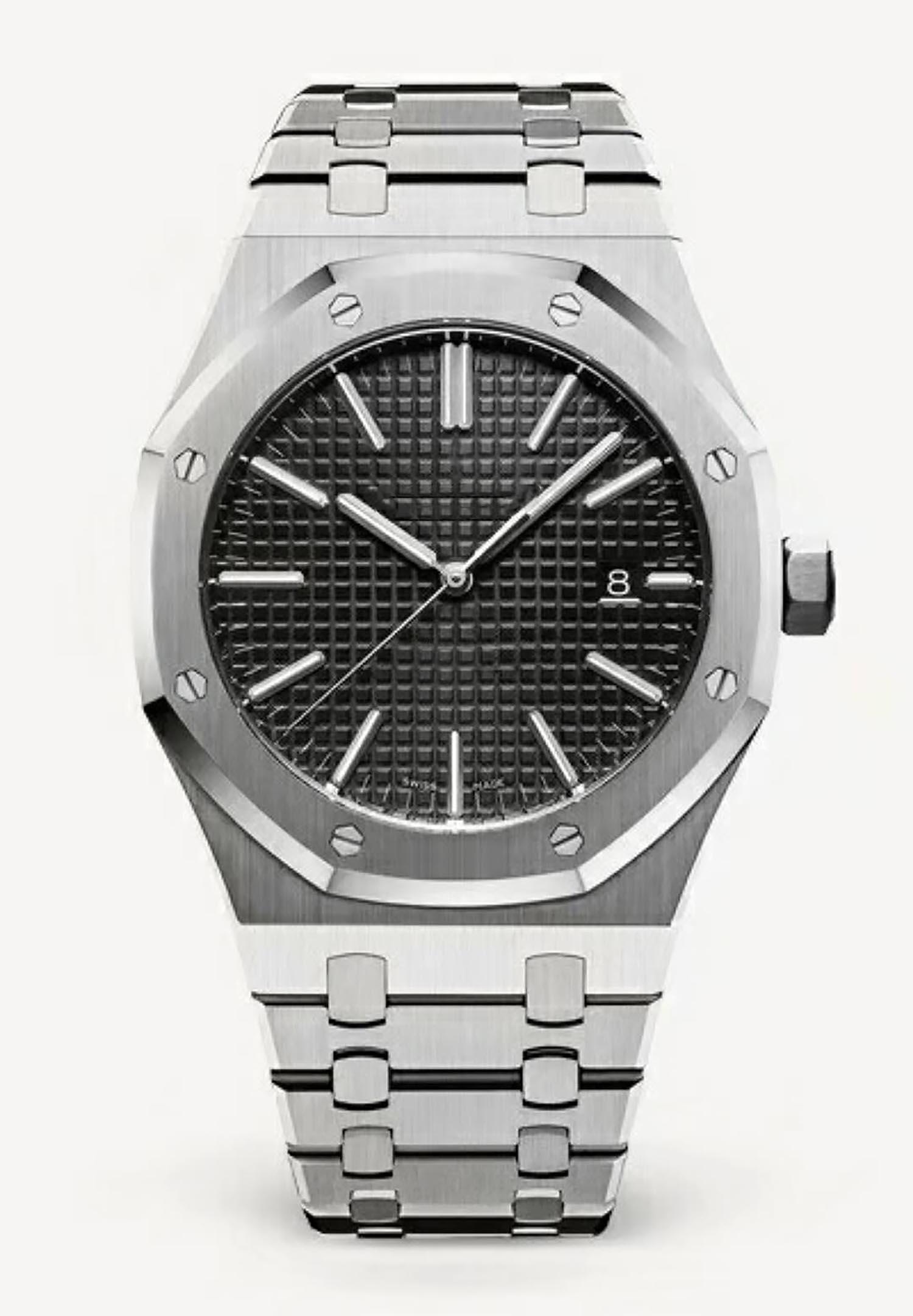 Top master production of the classic 15400 series 41mm automatic mechanical men's watch -- stainless steel watchband multicolor men's watch, Slivery;brown
Top master production of the classic 15400 series 41mm automatic mechanical men's watch -- stainless steel watchband multicolor men's watch, Slivery;brown