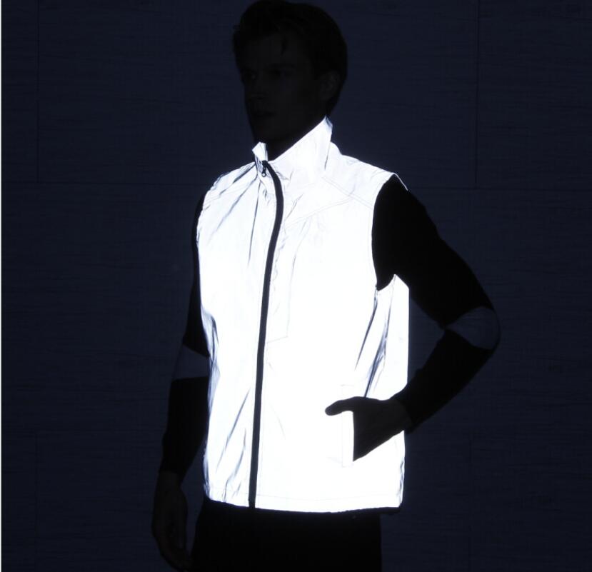 New Reflect Vest For Men Party Cool Outerwear Sleeveless Coat Hip Hop Night Club Wear Performance Clothing Men's Vest, White
New Reflect Vest For Men Party Cool Outerwear Sleeveless Coat Hip Hop Night Club Wear Performance Clothing Men's Vest, White