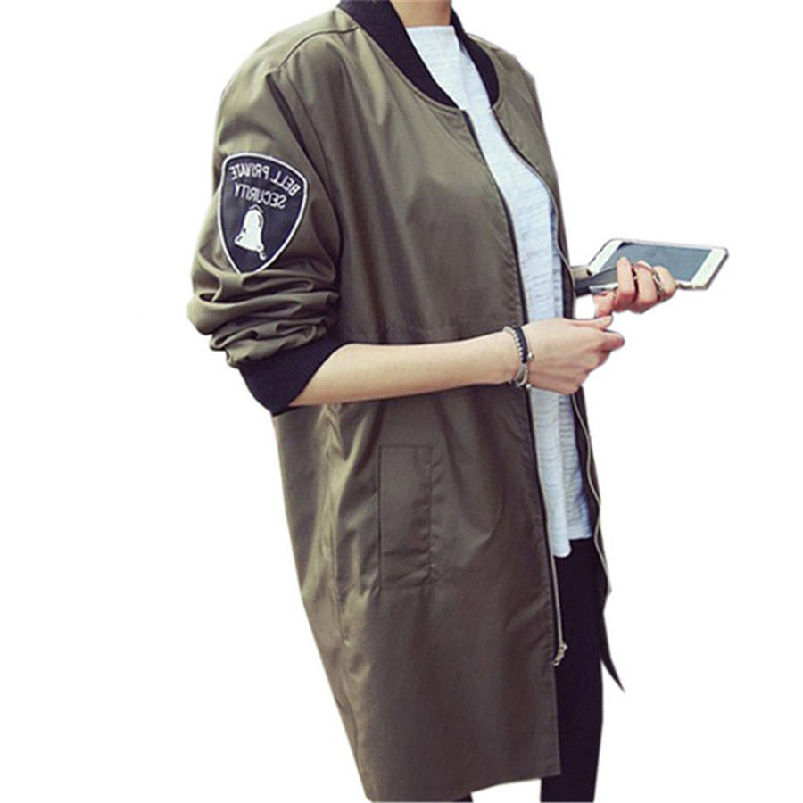 Fashion-Plus Size Jaqueta Feminina 2017 Autumn Appliques Army Green Jacket Women Baisc Coats Long Coat Stand Neck Casual Outerwear, Black
Fashion-Plus Size Jaqueta Feminina 2017 Autumn Appliques Army Green Jacket Women Baisc Coats Long Coat Stand Neck Casual Outerwear, Black