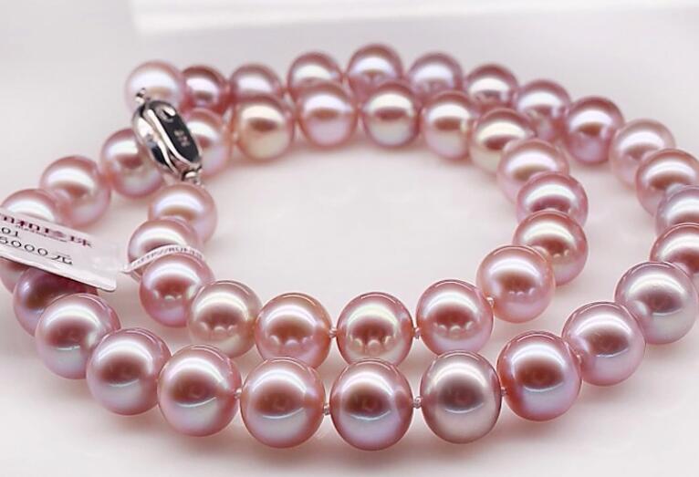 NEW FINE PEARLS JEWELRY Fine 10-11 mm natural Australian south sea pink pearl necklace 18 inch silver
NEW FINE PEARLS JEWELRY Fine 10-11 mm natural Australian south sea pink pearl necklace 18 inch silver