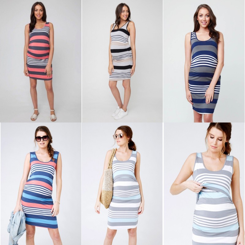 Maternity Striped Dresses Women Nursing Dress Mother Breastfeeding Clothing Striped Vest Pregnant Women Dress 5 color
Maternity Striped Dresses Women Nursing Dress Mother Breastfeeding Clothing Striped Vest Pregnant Women Dress 5 color