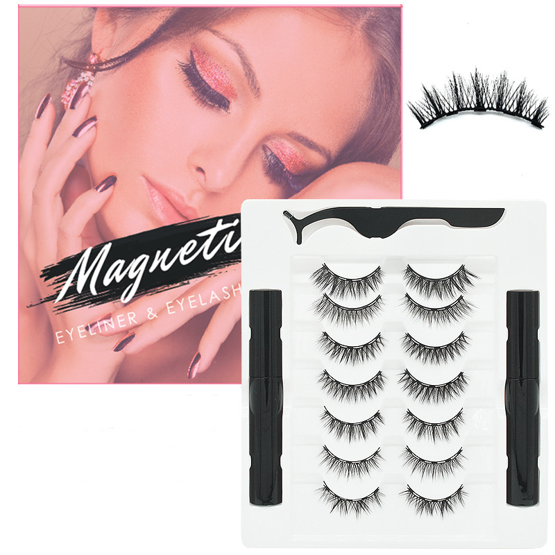 7 Pairs Magnetic Eyelashes False Lashes 2pcs Liquid Eyeliner & Tweezer set 3D magnet False eyelashes Natural reusable No Glue Needed
7 Pairs Magnetic Eyelashes False Lashes 2pcs Liquid Eyeliner & Tweezer set 3D magnet False eyelashes Natural reusable No Glue Needed