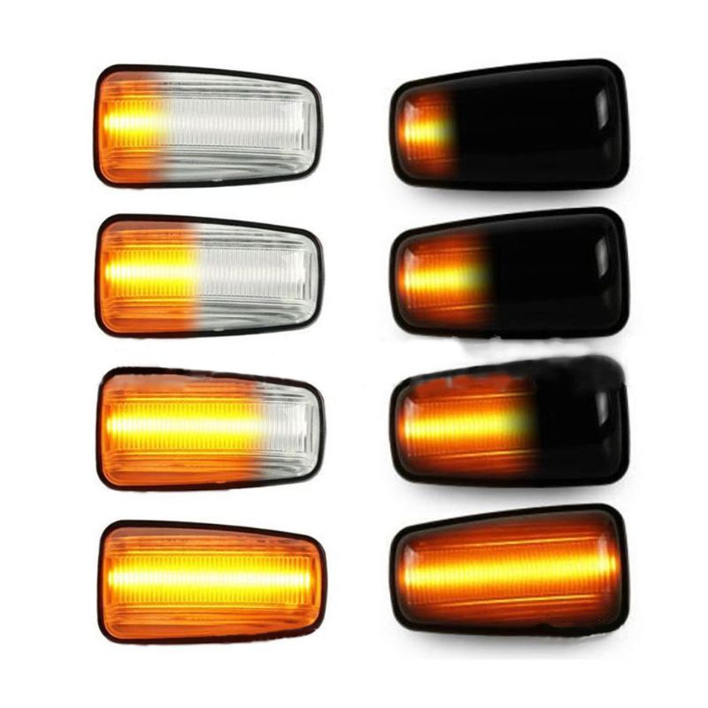 2Pcs/Pair Dynamic Flowing LED Side Marker Light Front Rear Turn Signal Blinker Lamp for 306/106II/Partner, As pic
2Pcs/Pair Dynamic Flowing LED Side Marker Light Front Rear Turn Signal Blinker Lamp for 306/106II/Partner, As pic