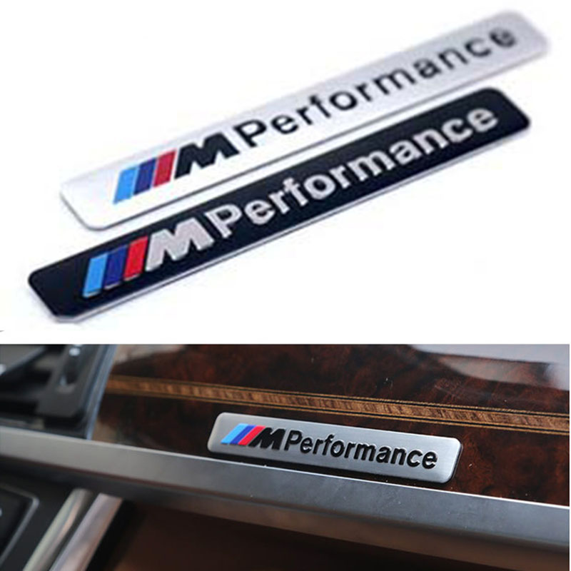 Metal Labeling M Performance Car Interior Sticker For BMW M Sticker X1 X3 X4 X5 X6 X7 e46 e90 f20 Car Accessories