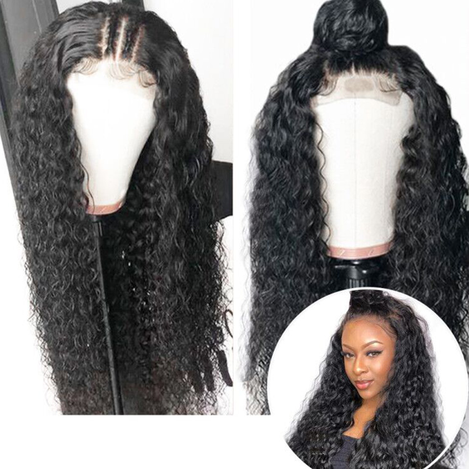 Ishow 10 12 14 16 18 inch 30 32 34 36 38 40inch Human Hair Wigs Yaki Straight Kinky Curly Water Loose Deep Body Lace Front Wig for Women All Ages Natu