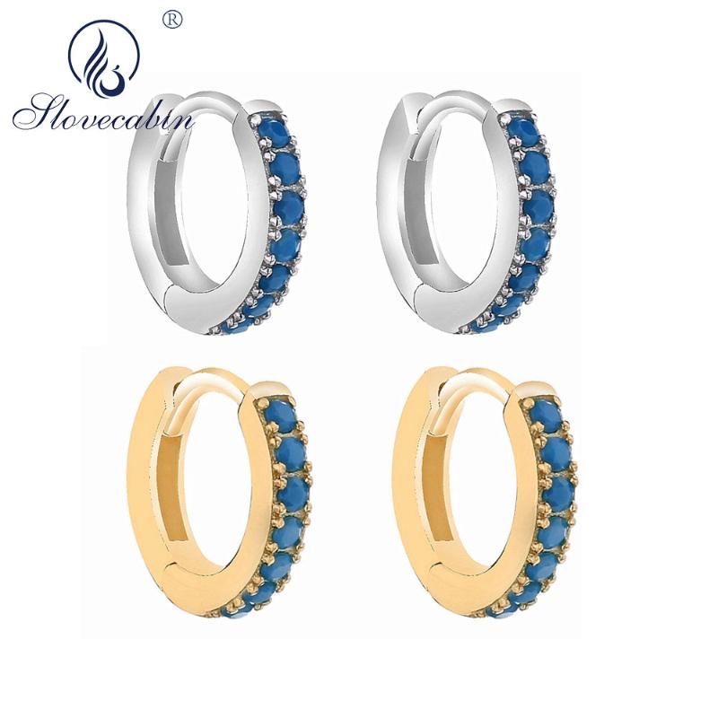 Hoop & Huggie Slovecabin 925 Sterling Silver Earrings With Blue Zircon Mini Simple Aros Mujer Oreja
Hoop & Huggie Slovecabin 925 Sterling Silver Earrings With Blue Zircon Mini Simple Aros Mujer Oreja