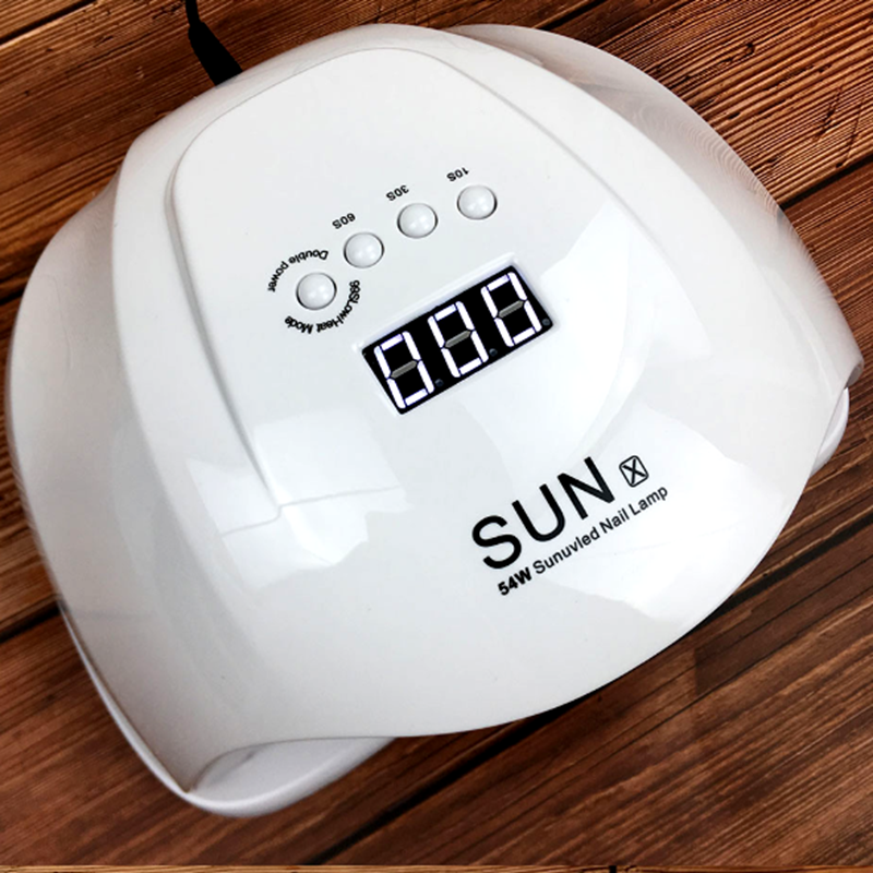 SUNX 54w 36pcs UV Nail Lamp LED Nail Phototherapy Machine High-power Baking Lamp Quickly Bake Dryers Tools, White
SUNX 54w 36pcs UV Nail Lamp LED Nail Phototherapy Machine High-power Baking Lamp Quickly Bake Dryers Tools, White