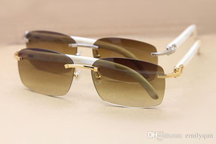 Brand White Buffalo Horn Sunglasses Men Sun Glasses Rimless Sunglasses Genuine Nature Buffalo Horn ShadesTop Quality Rectangle Glasses
Brand White Buffalo Horn Sunglasses Men Sun Glasses Rimless Sunglasses Genuine Nature Buffalo Horn ShadesTop Quality Rectangle Glasses