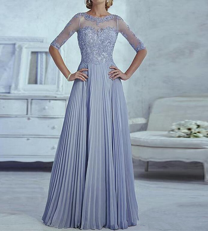 Elegant 2019 Mother of the Bride Dresses Half Sleeve Appliques Fashion Custom made Elegant Women A line Wedding Party Dress
Elegant 2019 Mother of the Bride Dresses Half Sleeve Appliques Fashion Custom made Elegant Women A line Wedding Party Dress