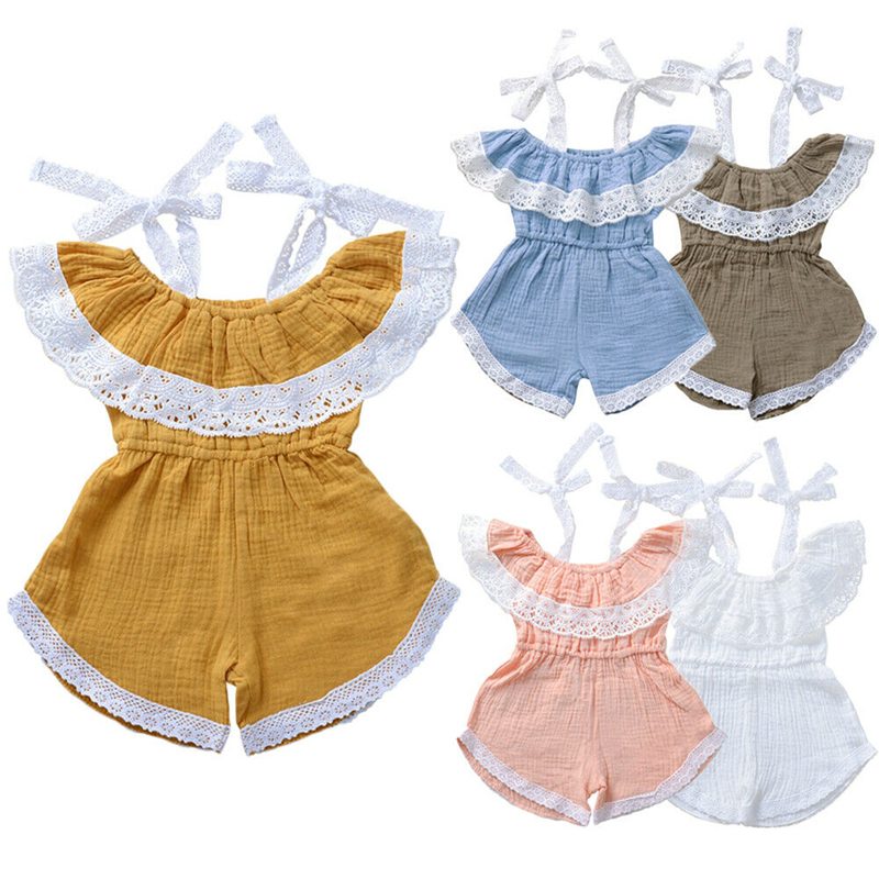 Summer Toddler Girl Clothes Kids Baby Sleeveless Romper Jumpsuit Overalls Girls Cotton Playsuit One-Pieces Outfits, White
Summer Toddler Girl Clothes Kids Baby Sleeveless Romper Jumpsuit Overalls Girls Cotton Playsuit One-Pieces Outfits, White