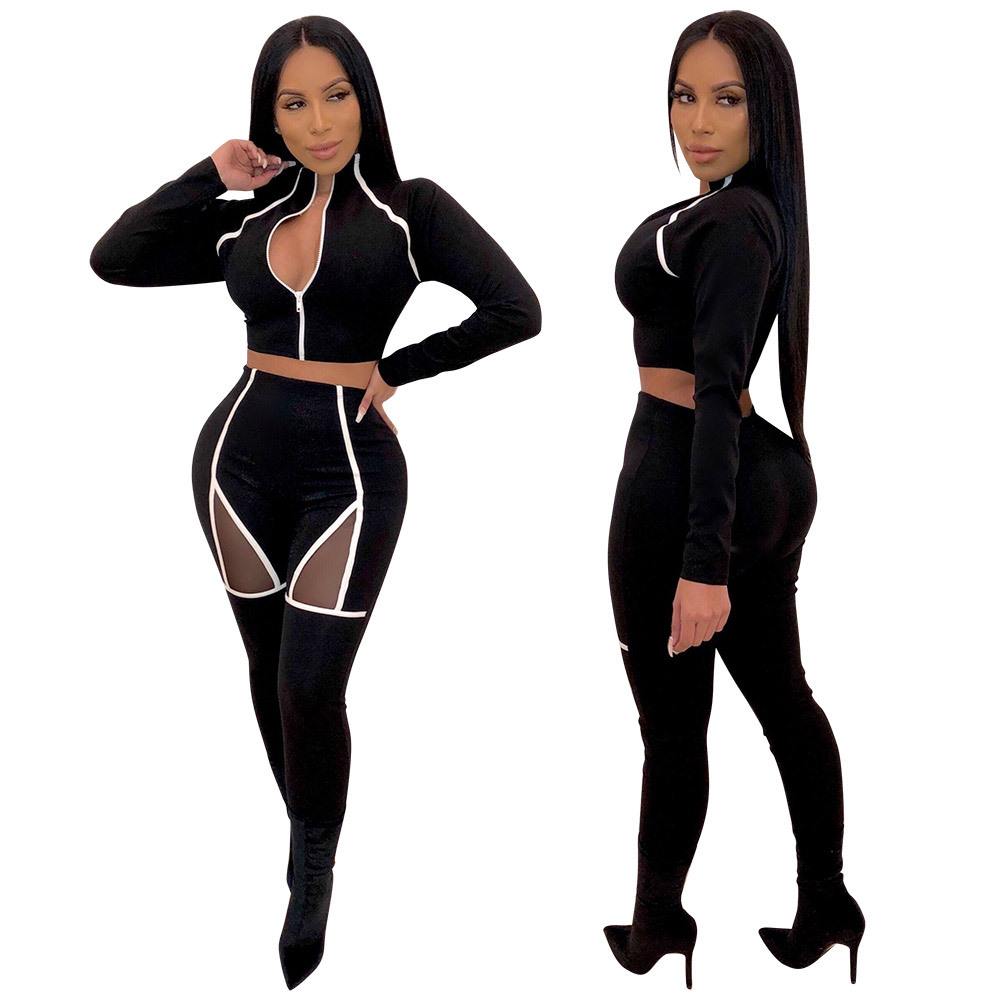 Free Ship 2019 Women Fashion Panelled Tracksuit Casual Slim Outfit Crop Top+Pants 2Pcs Suits Long Sleeved XXL, White
Free Ship 2019 Women Fashion Panelled Tracksuit Casual Slim Outfit Crop Top+Pants 2Pcs Suits Long Sleeved XXL, White