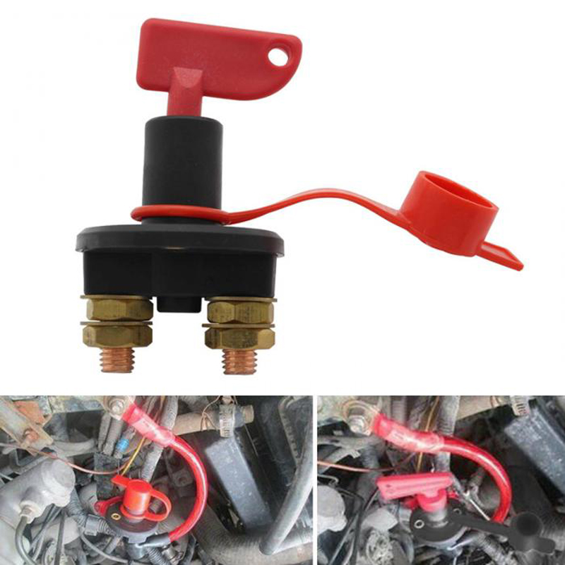 12V 24V 300A Battery Main Switch Disconnector Compact Size Isolator Disconnect Device Sturdy Durable Car Boat Switch Accessories