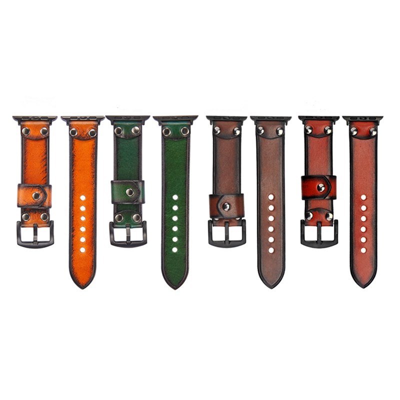 Suitable for iwatch Apple Watch with leather strap 38MM 42MM color-wipe retro wristband bracelet, iWatch series 5 4 3 2 1, Black;brown
Suitable for iwatch Apple Watch with leather strap 38MM 42MM color-wipe retro wristband bracelet, iWatch series 5 4 3 2 1, Black;brown