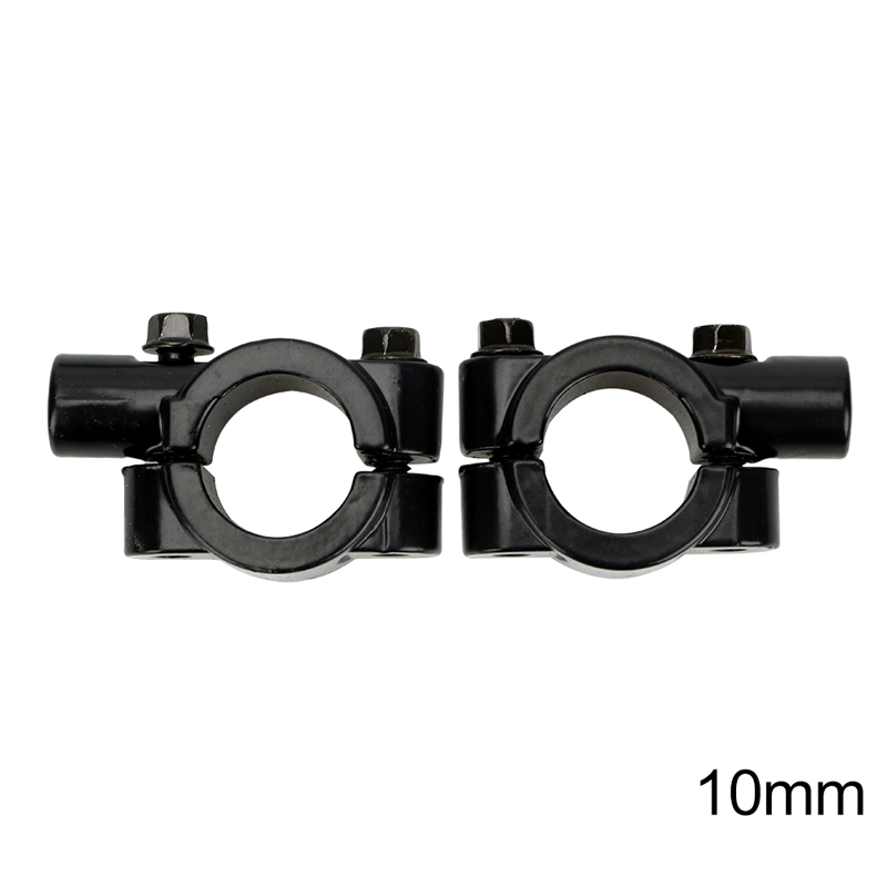 Motorcycle 7/8" Handle Bar Mirror Mount Moto Accessories 8mm 10mm Rearview Mirrors Mounts Holder Clamp Adaptor Universal