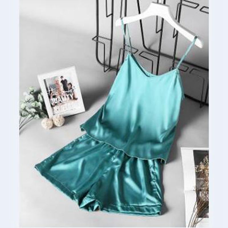 Sexy Ever Store Sexy Women Silk Satin Sleepwear Short Pajama Set New Arrival Spaghetti Strap Pyjama, Black
Sexy Ever Store Sexy Women Silk Satin Sleepwear Short Pajama Set New Arrival Spaghetti Strap Pyjama, Black
