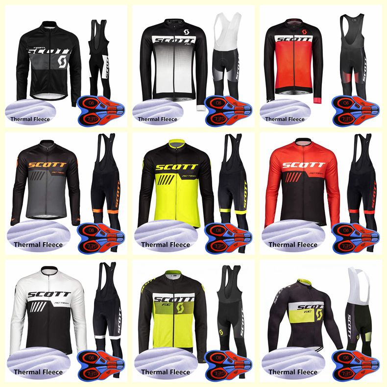 SCOTT team Cycling Winter Thermal Fleece jersey bib pants sets mens Outdoors Sports Biking clothes bicycle clothing U90704, 2a
SCOTT team Cycling Winter Thermal Fleece jersey bib pants sets mens Outdoors Sports Biking clothes bicycle clothing U90704, 2a