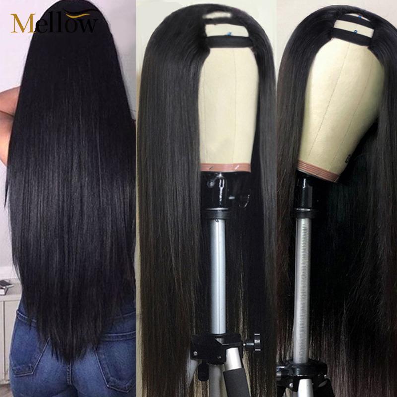 U Part Human Hair Lace Wigs Straight Hair 150 Density Glueless Human Wigs Peruvian Virgin Straight Lace for Woman, As pic
U Part Human Hair Lace Wigs Straight Hair 150 Density Glueless Human Wigs Peruvian Virgin Straight Lace for Woman, As pic