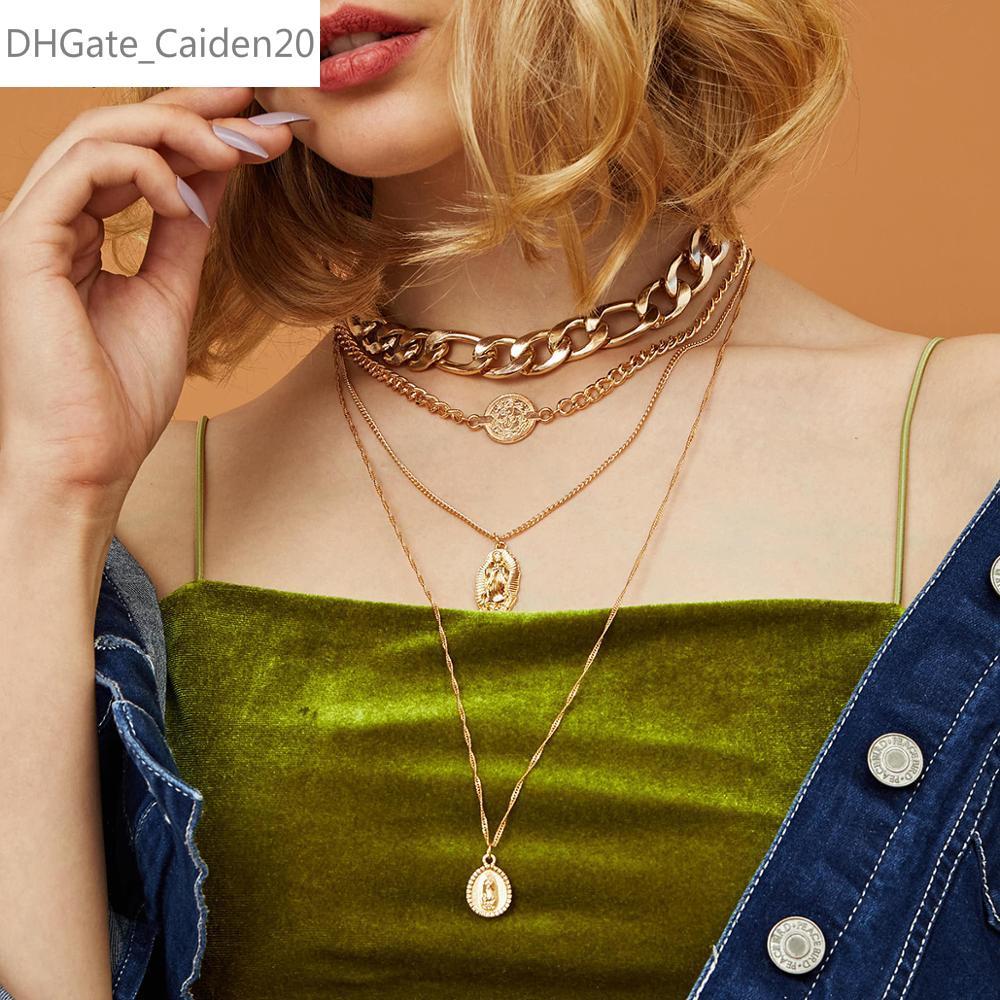 3pcs/set Multi Layer Curb Cuban Thick Choker Necklace Catholic Virgin Mary Carved Coin Pendant Necklace Jewelry Gift
3pcs/set Multi Layer Curb Cuban Thick Choker Necklace Catholic Virgin Mary Carved Coin Pendant Necklace Jewelry Gift