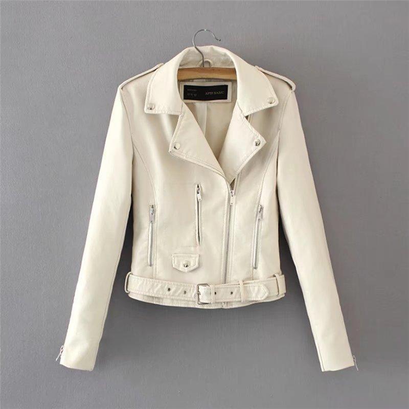Slim Cool Lady Jackets Women Ladies Lapel Motor Jacket Coat Zip Biker Short Punk Cropped Tops Motorcycle Temale Women's Leat A9, Blue
Slim Cool Lady Jackets Women Ladies Lapel Motor Jacket Coat Zip Biker Short Punk Cropped Tops Motorcycle Temale Women's Leat A9, Blue