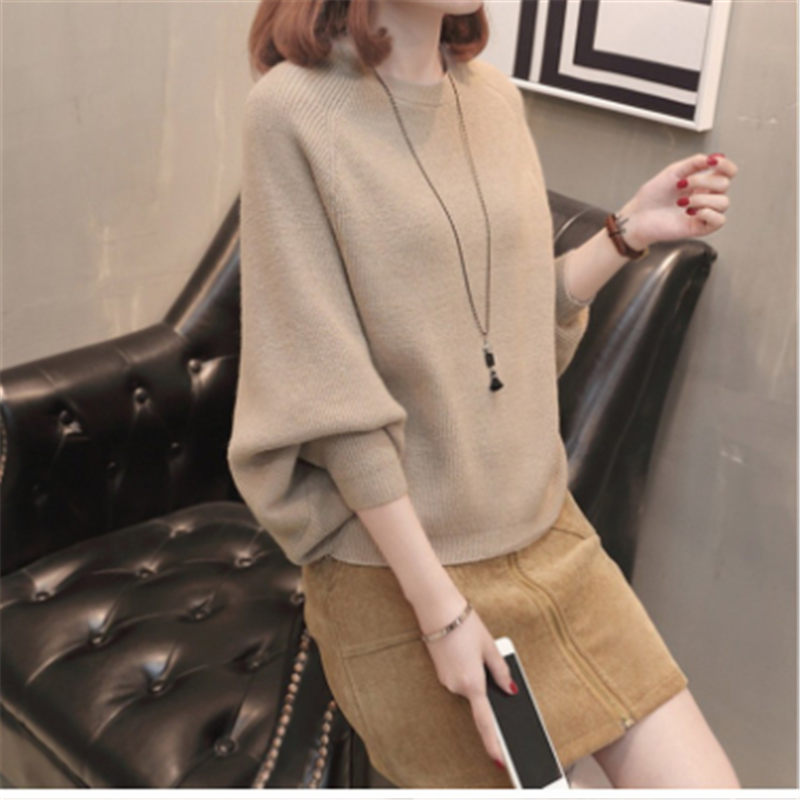 Autumn women's 2019 new Korean version of the bat sleeve loose sweater women's jacket wild jacket sweater fashion high quality
Autumn women's 2019 new Korean version of the bat sleeve loose sweater women's jacket wild jacket sweater fashion high quality