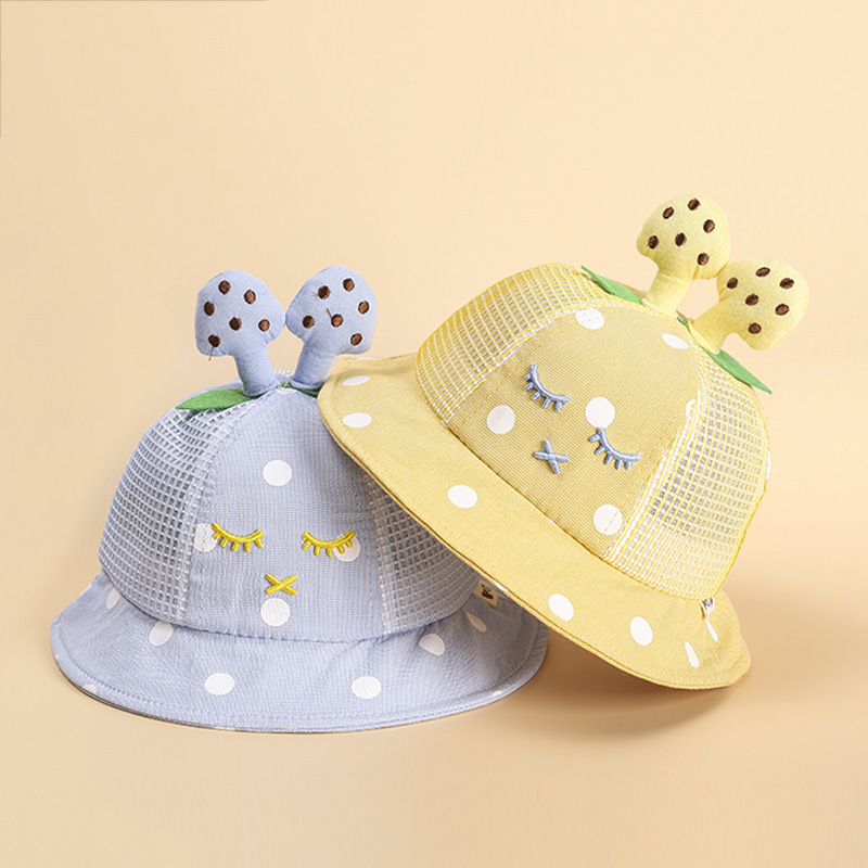 Children's hat summer new Korean version cute rabbit mushroom baby hat shade sunscreen children, Pink
Children's hat summer new Korean version cute rabbit mushroom baby hat shade sunscreen children, Pink