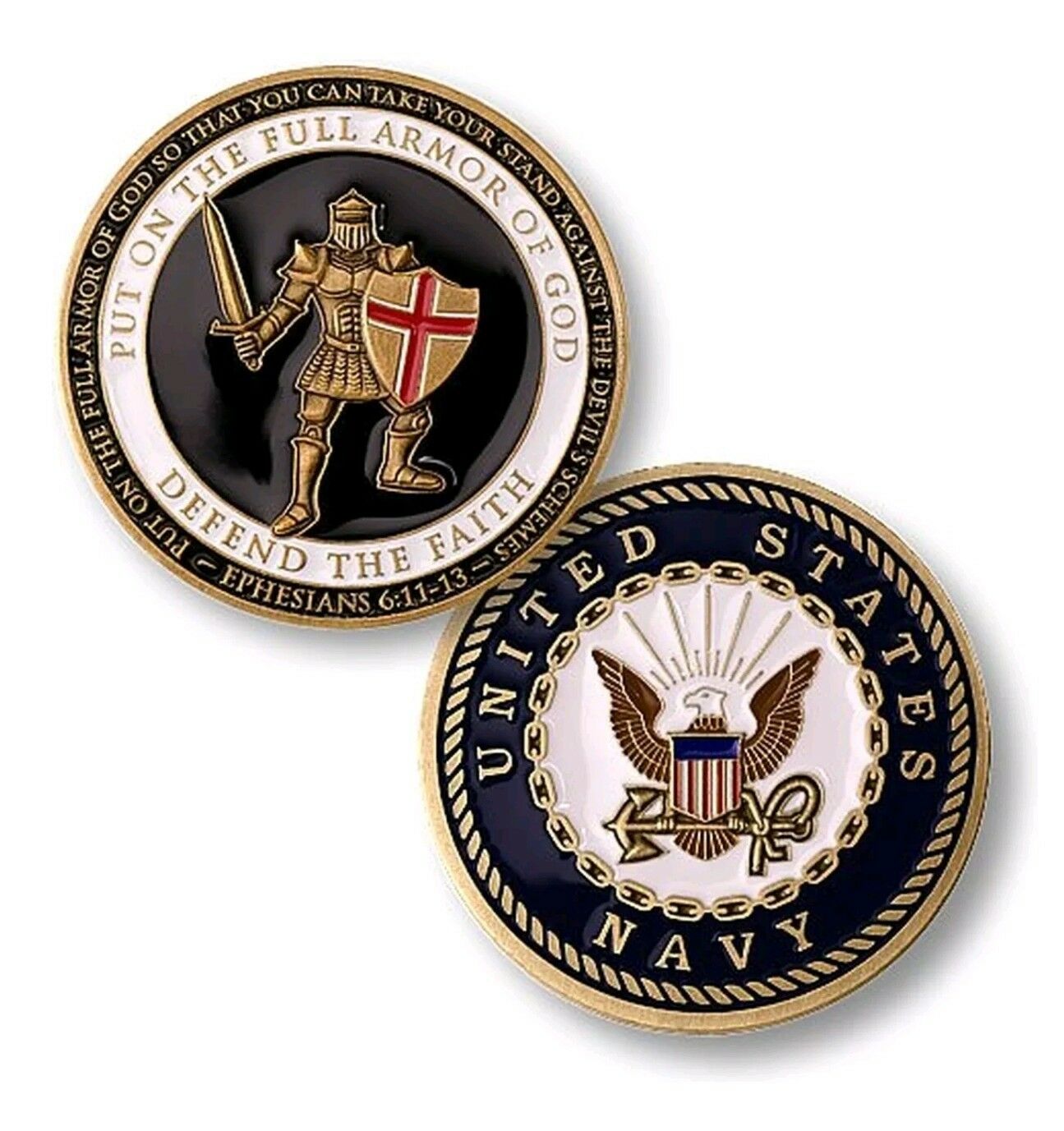 Classic souvenir gift gold plated coins Unite States Navy US USN Armor of GOD Challenge Coin collectibles Free Shipping
Classic souvenir gift gold plated coins Unite States Navy US USN Armor of GOD Challenge Coin collectibles Free Shipping