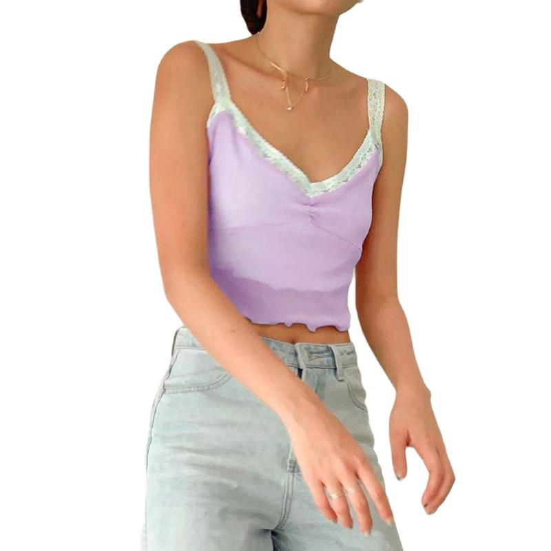 Women Sexy V Neck Lace Cami Tank Tops, Double Mesh Sleeveless Camisole Cute Camis Top, Black
Women Sexy V Neck Lace Cami Tank Tops, Double Mesh Sleeveless Camisole Cute Camis Top, Black